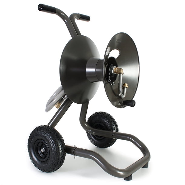 Eley / Rapid Reel Two Wheel Garden Hose Reel Cart Model 1043 Walmart