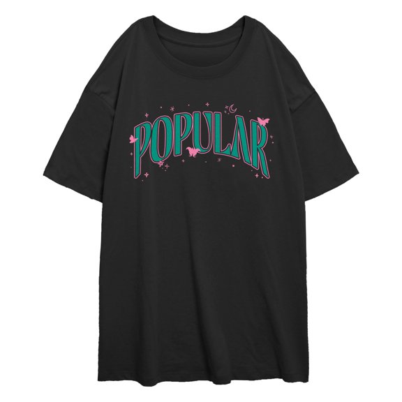 Junior's Wicked Popular Slogan Graphic T-Shirt