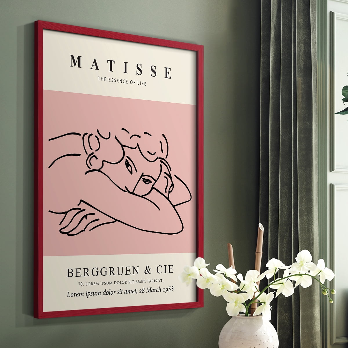 Matisse LI Framed Print - Solid Wood