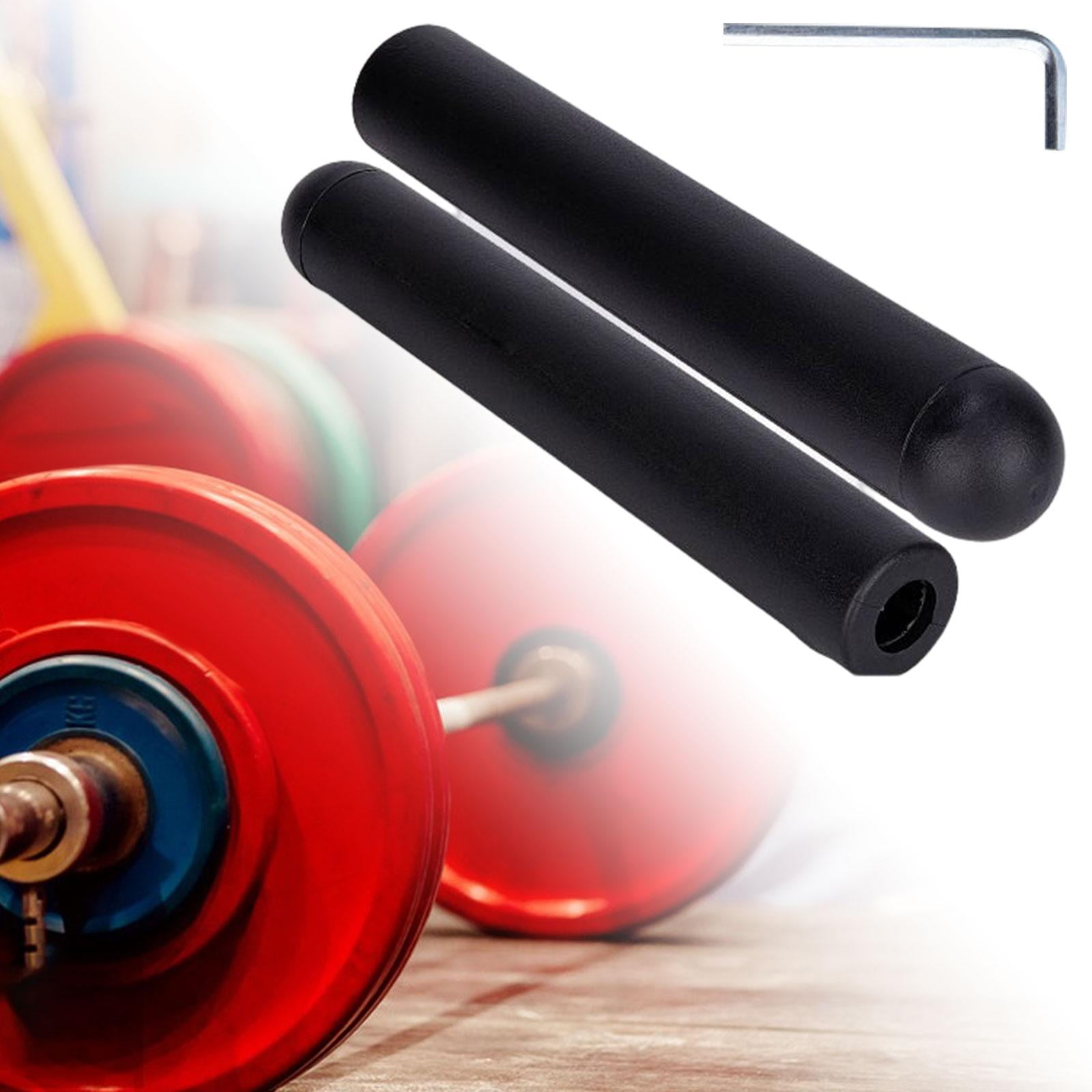 2 Pieces Adapter Sleeve with Wrench Convert 1in Weight Posts to 2" Variable Diameter Sleeve Durable Weight Posts for Training Gym Accessories 50mmx300mm ball head