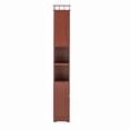 thumbnail image 2 of Slim Bathroom Storage Cabinet - Space Saving Organizer - Walnut, 2 of 12