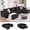 Black, variant on Weture 135.4" Modular Sectional Sofa, Cloud Couch with Deep Seat, Corduroy U-Shaped Boneless Couch with 6 Seat, Black