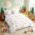thumbnail image 3 of Erosebridal Goose Queen Bedding for Girls, Garden Party Bedding Comforter Set Queen, Stars Reversible 7-Piece, 3 of 6