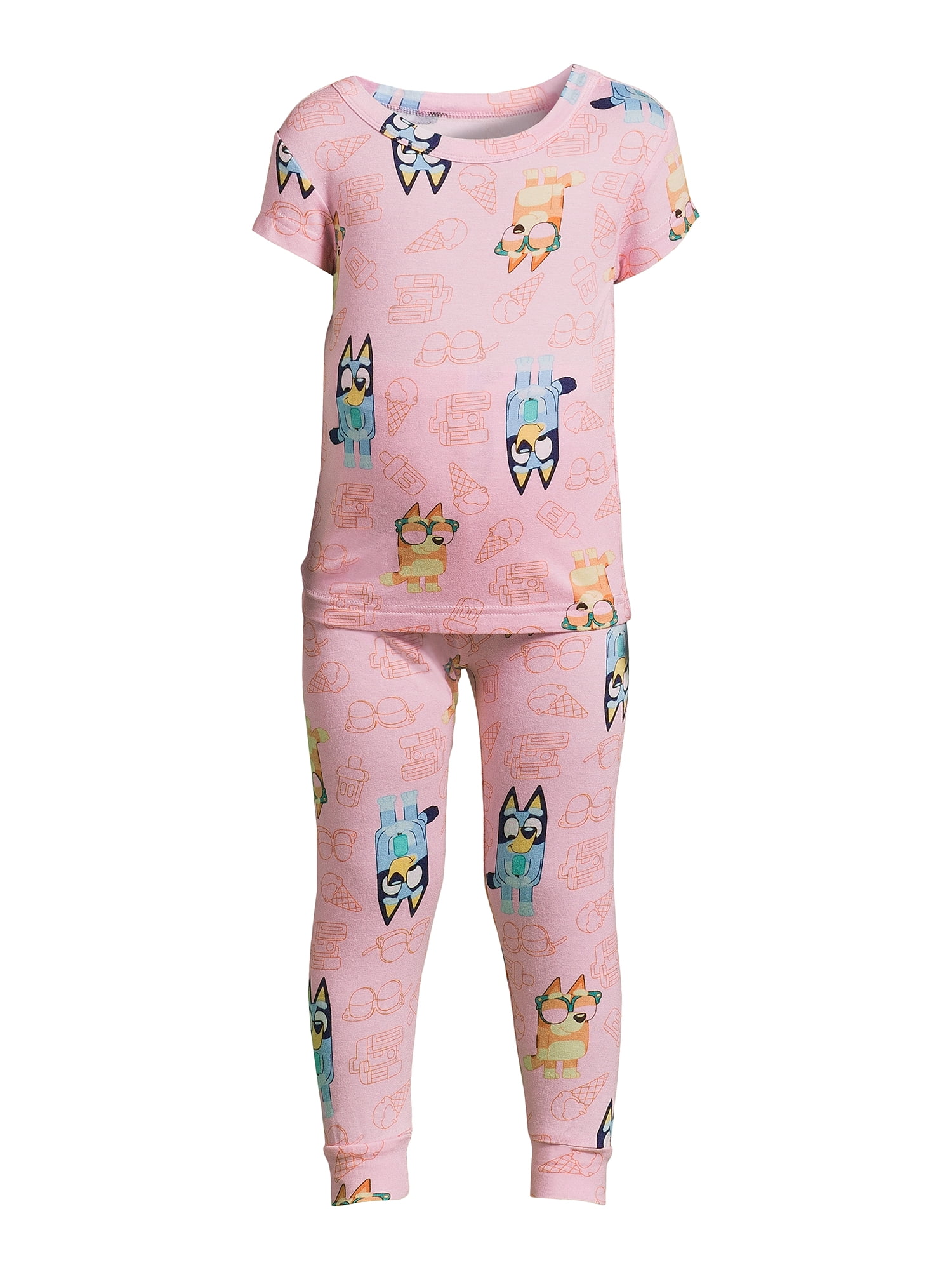 Character Toddler Girl Viscose 2 Piece Pajama Set Size 12M 5T