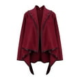 thumbnail image 4 of Lindreshi Shackets for Women with Pockets Fashion Woman Long Sleeve T-Shirt Open Front Loose Outerwear Button Solid Blouse Coat Tops, 4 of 7