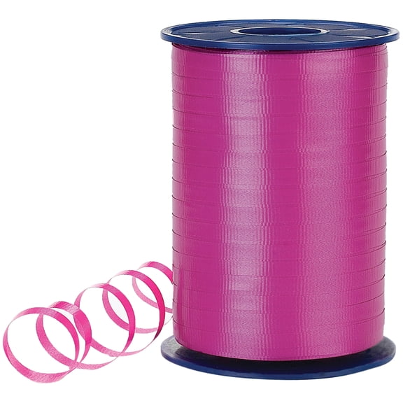Morex Crimped Curling Ribbon .1875"X500yd-Cerise