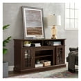 thumbnail image 3 of Classic TV Media Stand Modern Entertainment Console for TV Up to 65" with Open and Closed Storage Space, Espresso, 58.25"W*15.75"D*32"H as Pic, 3 of 9