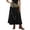 A-Black546, variant on Women Skirts Casual Carnival Dance Chiffon Midi Skirts Sequin Party Club Sparkly A-Line Princess Puffy Long Midi Skirts