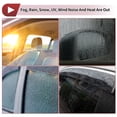 thumbnail image 4 of Unique Bargains 1 Set Window Deflectors for Ford for Ranger 2019-2023 Side Window Vent Visors Black, 4 of 8