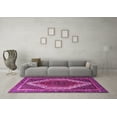thumbnail image 3 of Ahgly Company Indoor Square Persian Pink Traditional Area Rugs, 7' Square, 3 of 4