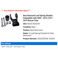 thumbnail image 2 of Rear Rearward Leaf Spring Shackle - Compatible with 2004 - 2015, 2017 - 2019 Nissan Titan 2005 2006 2007 2008 2009 2010 2011 2012 2013 2014 2018, 2 of 2