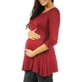 thumbnail image 2 of Women's Solid Maternity Tunic, 2 of 4
