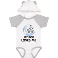 thumbnail image 3 of Inktastic Raccoon My Pop Loves Me Boys or Girls Baby Bodysuit, 3 of 5