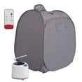thumbnail image 4 of Máquina de vapor de 2 l con sauna portátil, sauna de vapor plegable para el hogar, enchufe estadounidense de 110 V, 4 of 15