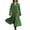 Green, variant on Women's Winter Double Wool Coat Long Sleeve Notch Lapel Midi Long Winter Trench Coat