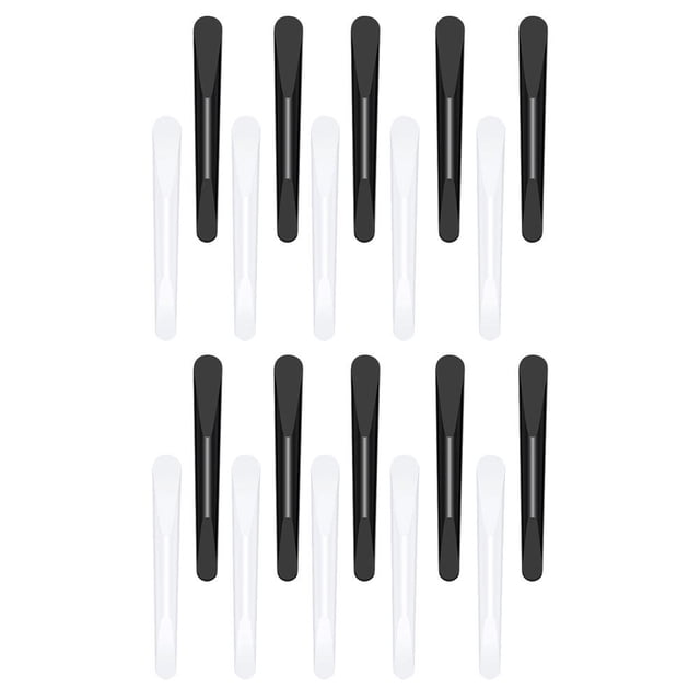 Miangastore Skincare Makeup Spatulas Plastic Makeup Tools Assorted Color 30Pcs 4.3x0.5In