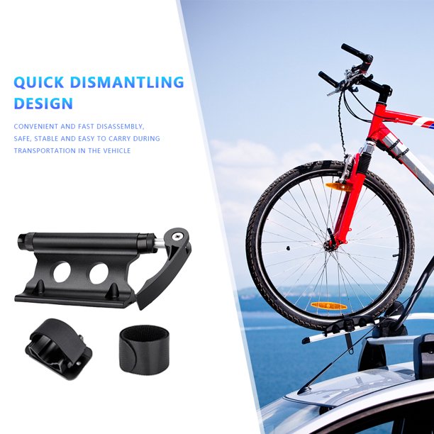 Portaequipajes para techo de bicicleta, aleación de aluminio, horquilla delantera para bicicleta, Clip fijo, accesorios para bicicleta Likrtyny Accesorios para bicicletas