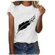 thumbnail image 2 of Pntutb - Camiseta holgada de manga corta con cuello redondo y estampado informal para mujer Pntutb Pntutb-1190, 2 of 7