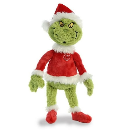 Grinch Santa 19 inch - Stuffed Animal by Aurora Plush (15900) - Walmart.com