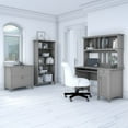 thumbnail image 7 of Bush Furniture Salinas Mission Engineered Wood Desk Office Suite in Gray, 7 of 7