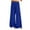 Blue, variant on USNSM Wide Leg Pants for Women Linen Plus Size Palazzo Pants High Waist Lounge Comfy Flowy Beach Trousers with Pockets Blue S