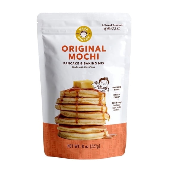 Hapa Pantry Mochi Pancake Mix Original Flavor, 8 oz