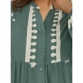 thumbnail image 3 of Printed Long Sleeve Viscose Maxi Dress, 3 of 7