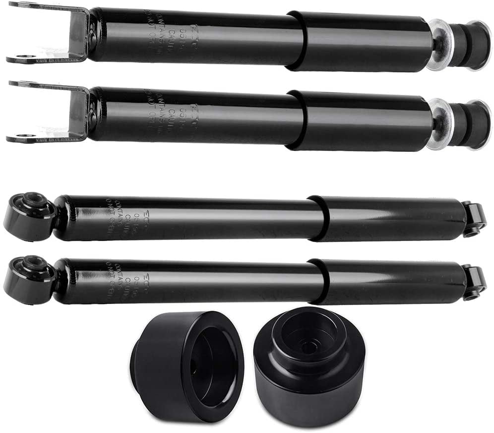 Front Rear Gas Struts Shock Absorbers Accessories Fit for 2000 2001 2002 2003 2004 2005 2006 Chevrolet Suburban 1500/Tahoe GMC Yukon/Yukon XL 1500 344381 344384 Set of 4 SCITOO Shocks 