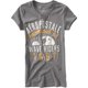 thumbnail image 1 of Aeropostale Puff Paint Graphic playera para mujer, gris, extragrande, 1 of 1