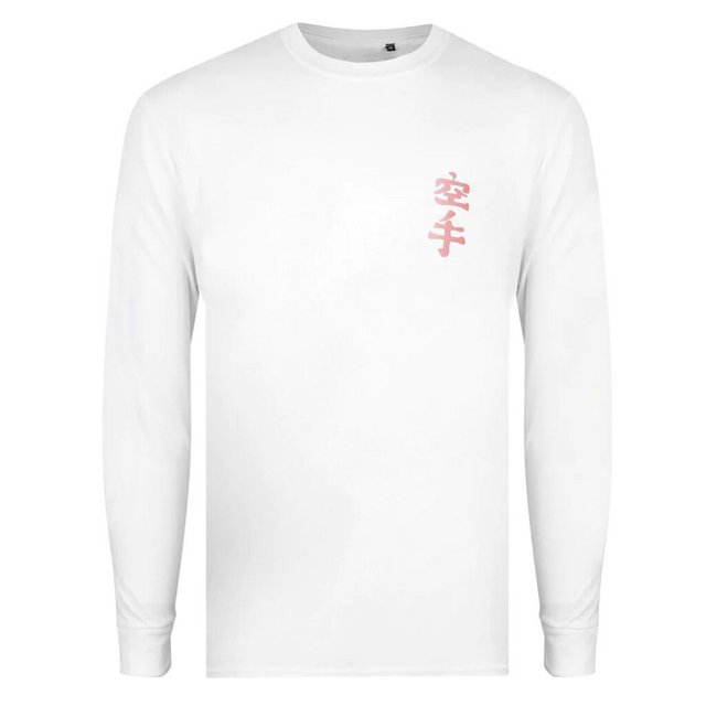 Cobra Kai - Camiseta Miyagi Do Karate Logotipo de Manga Larga para Hombre (Blanco)