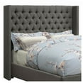 thumbnail image 2 of Pemberly Row Contemporary Fabric Upholstered Queen Headboard Gray, 2 of 5