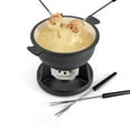 thumbnail image 3 of Swissmar Lucerne Matte Black 12 Piece Cast Iron Fondue Set, 2 L, 3 of 12