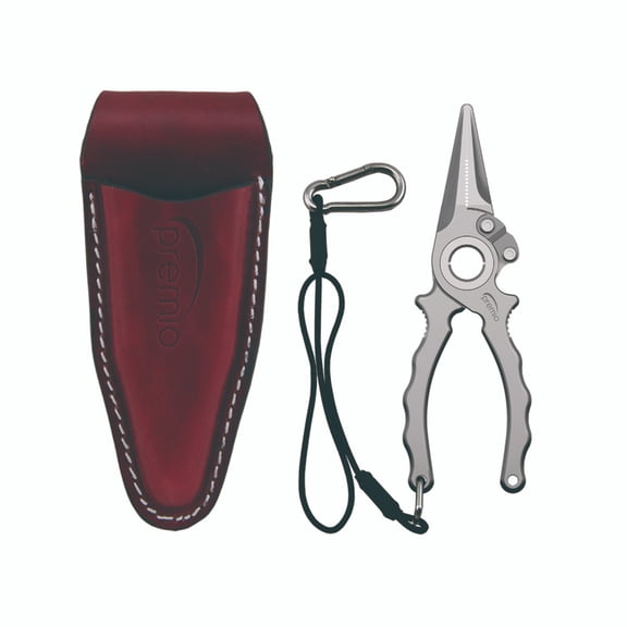 Danco Sports Premio Titanium Fishing Pliers 5.5", Silver