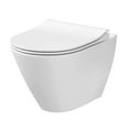 thumbnail image 2 of Supreme In-Wall toilet Combo Set - 20" Toilet Bowl With Soft-Close Seat, Tank And Carrier System, Push Buttons Included., 2 of 12