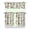 Mushroom (45), variant on Mushroom (67) Kitchen Curtain Valance 3 Piece Home Curtains and Valance Set Curtain Sink Window Decor Window Treatment Tier 27.5x36 Length