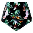 thumbnail image 1 of ITFABS Femmes Short de Bain Taille Haute Imprimé Coloré Pantalon de Natation, 1 of 8