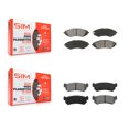 thumbnail image 1 of SIM Front Rear Semi-Metallic Brake Pads Kit for Car Chevrolet Optra Suzuki Forenza Reno KSM-100021, 1 of 8