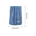 thumbnail image 3 of Fufafayo Fleece Towel 35x75cm Super Absorbent Quick Drying Towel, Soft Bathroom Face Hand Towel, Compact Travel Gym Towel for Home Shower Camping Beach, 3 of 6