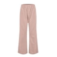 thumbnail image 6 of Women's Corduroy Bottom Pants with Elastic Waist, Flared Trousers for Fall & Autumn, 6 of 9