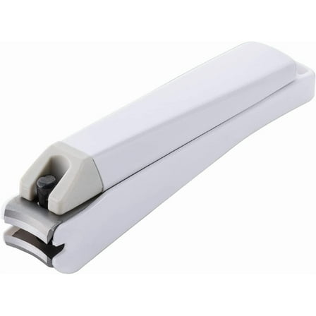 JAPAN KAI Stainless Steel Nail Clipper White Beauty Tool Cutter Trimmer M Curved KF1001 Type001 M