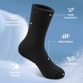 thumbnail image 3 of Merino Wool Hiking Socks for Men & Women Crew Length & Thermal 5 Pack, 3 of 6