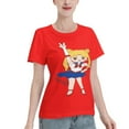 thumbnail image 2 of T-Shirt Basique à Manches Courtes pour Femmes Sailor Moon Édition Q Tsukiha, 2 of 6