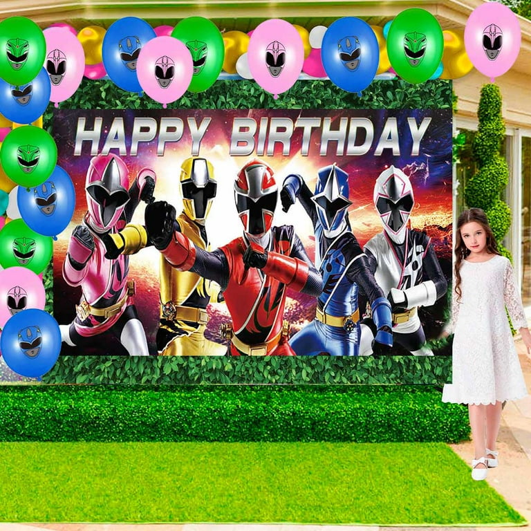 Bestzy Power Rangers Balloons Set Power Rangers Theme Birthday Party