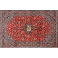 thumbnail image 1 of Ahgly Company Machine Washable Indoor Rectangle Traditional Tomato Red Area Rugs, 7' x 9', 1 of 7