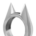 thumbnail image 2 of Anillo Autodefensa Mujeres Hombres Seguridad Supervivencia Anillos Dedo (Plata), 2 of 9