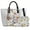 White flower/Silver, variant on Women Fashion Handbags Wallet PU Leather Shoulder Tote Bag Top Handle Satchel Purse Set 2pcs with Wallet