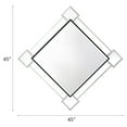 thumbnail image 4 of ACME Asbury Wall Accent Mirror in Mirrored and Chrome, 4 of 4