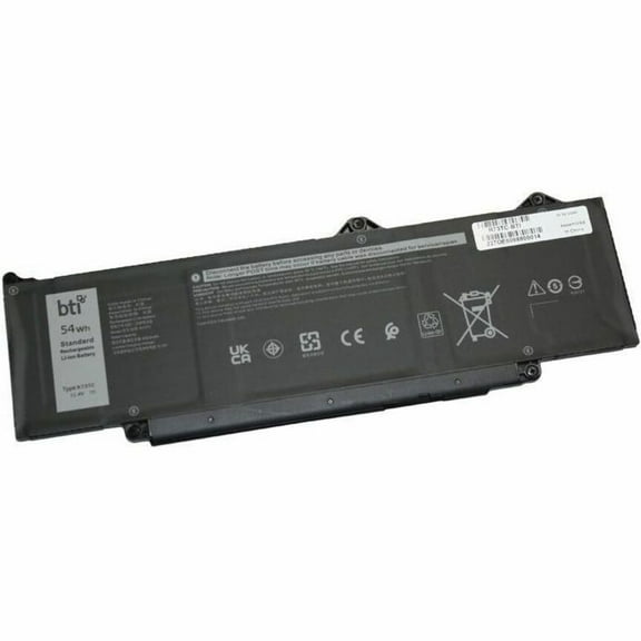 BTI R73TC-BTI 11.4V 54Whr Li-IOn Battery for Select Dell Latitude Laptops