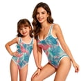 thumbnail image 7 of CCRFTGI Swimsuit for Child Girls Size 6-7 2026 Summer One Piece Bathing Suit Beach Print Swim Vacation Girls Clothes Girls Bathing Suit Light Blue 7-8 Years, 7 of 7