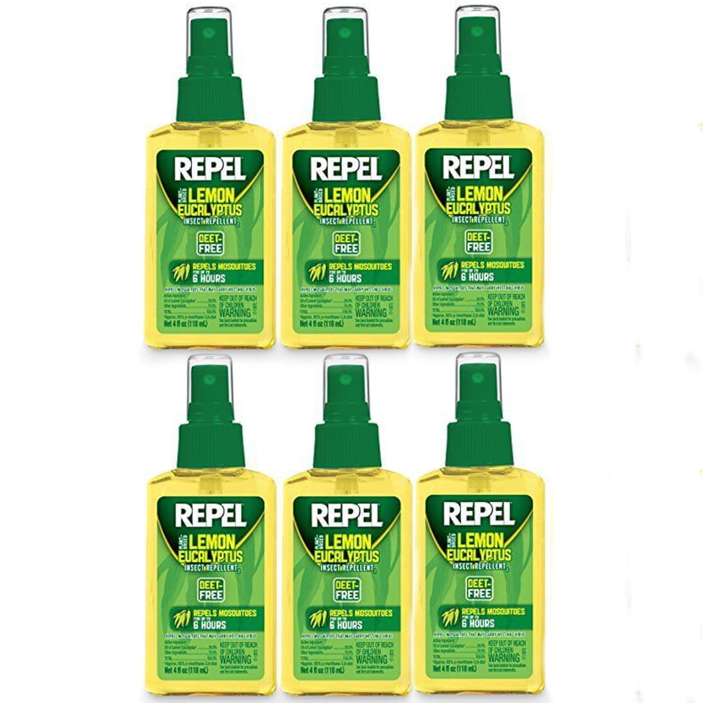 Repel Lemon Eucalyptus Natural Insect Repellent 4Ounce Pump Spray